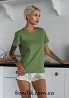 Жіночий комплект піжами (футболка+шорти) "Pineapple" (12007) (арт. 1553) Кривой Рог