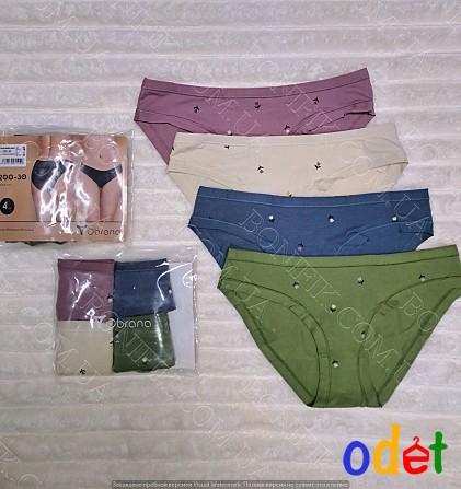 Кольорові жіночі трусики-сліп ТМ "Obrana" (арт. 200-30/3) Кривой Рог - изображение 1