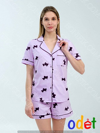 Жіноча лавандова піжама "Lavender Puppies" (12062) (арт. 1694) Кривой Рог - изображение 1
