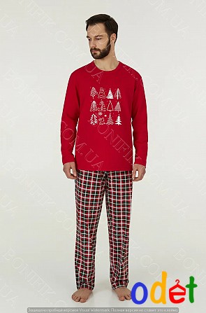 Піжама чоловіча бавовняна "Christmas Trees" (арт. MPF 0880/09/01) Кривой Рог - изображение 1