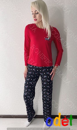 Жіночий комплект піжами "Cats" (арт. LPK 0180/39/03) Кривой Рог - изображение 1
