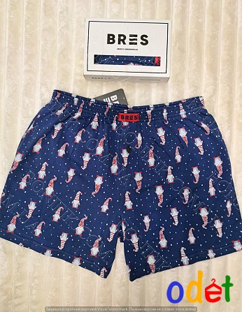 Чоловічі сімейні труси з новорічним принтом гномів (арт. MBXK 307/01/139) Кривой Рог - изображение 1