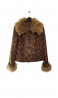 Per una пальто манто жіноче з хутром marks and spencer коричневе куртка кофта накидка піджак букле Киев