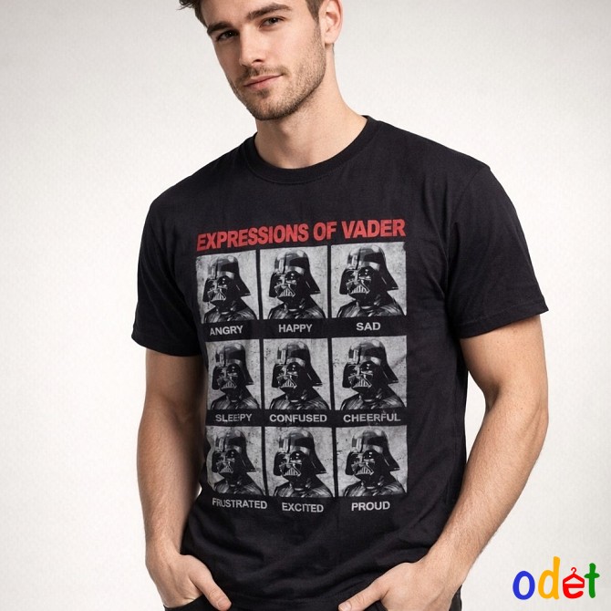 Футболка «Емоції Дарта Вейдера» — офіційний мерч, 100% хлопок, розмір L. Киев - изображение 1