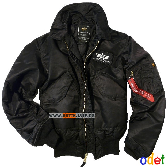 Куртка пілот CWU 45/P Alpha Industries (чорна) Одесса - изображение 1