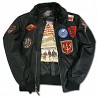 Бомбер Top Gun Official B-15 Flight Bomber Jacket with Patches (чорний) Кропивницкий