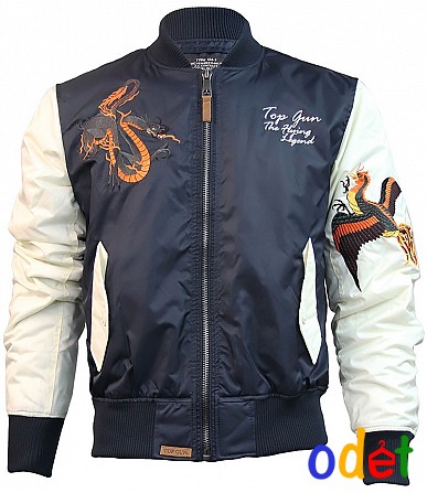 Куртка Top Gun The Flying Legend Bomber Jacket (біло-синя) Львов - изображение 1