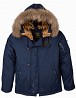 Пухова куртка аляска N-2B Elevon Alpha Industries (синя) Одесса