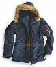 Аляска куртка N-3B Parka Alpha Industries (синя) Луцк