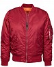 Жіноча куртка бомбер MA-1 W Flight Jacket Alpha Industries (червона) Луцк