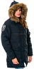 Зимова жіноча куртка аляска Altitude W Parka Alpha Industries (синя) Ивано-Франковск