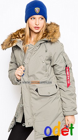 Зимова жіноча куртка аляска Altitude W Parka Alpha Industries (північний-зелений) Одесса - изображение 1