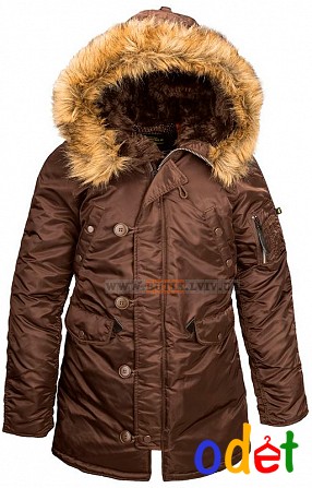 Зимова жіноча куртка аляска N-3B W Parka Alpha Industries (Cocoa) Ивано-Франковск - изображение 1