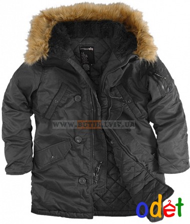 Зимова жіноча куртка Аляска Darla Alpha Industries (чорна) Ивано-Франковск - изображение 1