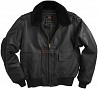 Шкіряна льотна куртка G-1 Leather Jacket (чорна) Запорожье