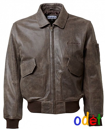 Шкіряна куртка Boeing CWU 45/P Leather Bomber Jacket (коричнева) Николаев - изображение 1
