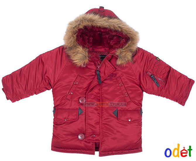Дитяча куртка аляска Youth N-3B Parka (Commander Red) Запорожье - изображение 1