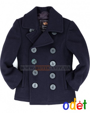 Дитяче пальто бушлат ВМФ США Boys USN Pea Coat Alpha Industries Кропивницкий - изображение 1