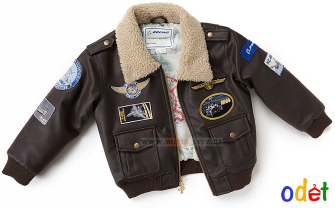 Дитяча льотна куртка Boeing Brown Aviator Jacket Ивано-Франковск - изображение 1