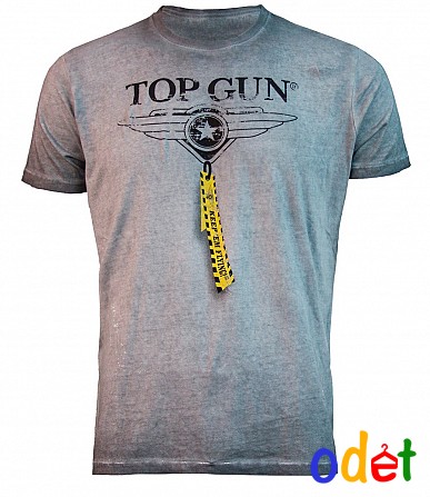 Футболка Top Gun "Logo" Tee (сіра) Николаев - изображение 1