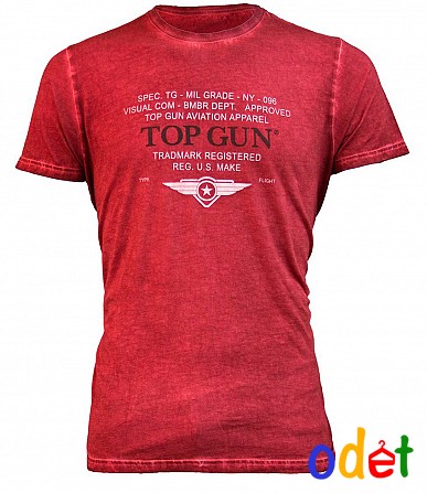 Футболка Top Gun "Specs-Logo" Tee (червона) Львов - изображение 1