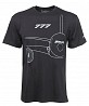 Футболка Boeing 777 Midnight Silver T-Shirt Винница