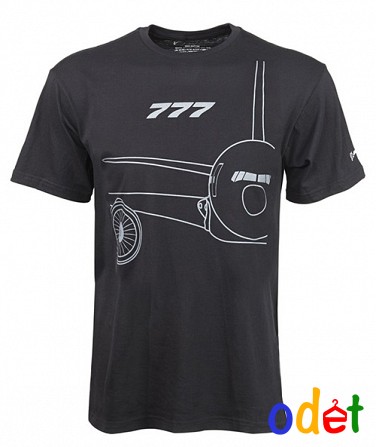 Футболка Boeing 777 Midnight Silver T-Shirt Винница - изображение 1