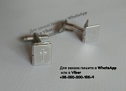 Запонки Библия с секретом книга открываются серебристые запонки книжка Киев