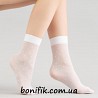 Дитячі короткі шкарпетки білого кольору (арт. LNN-04) Кривой Рог