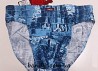 Чоловічі сині плавки з написом "New York" (арт. МП 950429) Кривой Рог